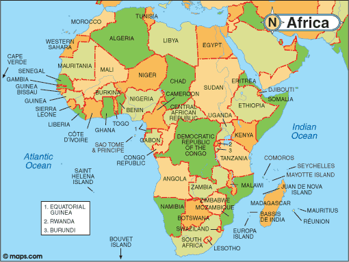 Africa map